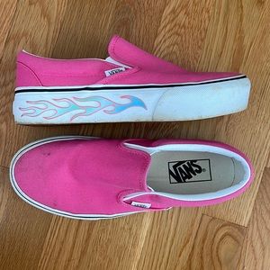 Pink Flame Vans